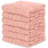 imageComfy Cubs Muslin Burp Cloths 20quot x 10quot Pack of 10  Large 6Layer Ultra Absorbent 100 Cotton for Baby Drool and Messes  Soft Safe ampamp Gentle Baby Burp Cloths for Boys ampamp Girls  BlushLace