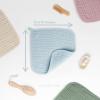 imageComfy Cubs Muslin Burp Cloths 20quot x 10quot Pack of 10  Large 6Layer Ultra Absorbent 100 Cotton for Baby Drool and Messes  Soft Safe ampamp Gentle Baby Burp Cloths for Boys ampamp Girls  BlushSky Blue