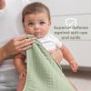 imageComfy Cubs Muslin Burp Cloths 20quot x 10quot Pack of 10  Large 6Layer Ultra Absorbent 100 Cotton for Baby Drool and Messes  Soft Safe ampamp Gentle Baby Burp Cloths for Boys ampamp Girls  BlushSage