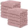 imageComfy Cubs Muslin Burp Cloths 20quot x 10quot Pack of 10  Large 6Layer Ultra Absorbent 100 Cotton for Baby Drool and Messes  Soft Safe ampamp Gentle Baby Burp Cloths for Boys ampamp Girls  BlushMauve