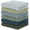 imageComfy Cubs Muslin Burp Cloths 20quot x 10quot Pack of 10  Large 6Layer Ultra Absorbent 100 Cotton for Baby Drool and Messes  Soft Safe ampamp Gentle Baby Burp Cloths for Boys ampamp Girls  BlushMulti Boy