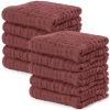 imageComfy Cubs Muslin Burp Cloths 20quot x 10quot Pack of 10  Large 6Layer Ultra Absorbent 100 Cotton for Baby Drool and Messes  Soft Safe ampamp Gentle Baby Burp Cloths for Boys ampamp Girls  BlushWine