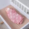 imageComfy Cubs Muslin Swaddle Blankets Pack of 4 47 x 47 Inches Soft Cotton Baby Blanket Set Large Multipurpose Swaddling Wraps for Newborns  SelfSoothing Swaddle  Sun Rainbow Rain DoodleMauve Rainbow