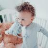 imageComfy Cubs Pacifier Clips 2 Pack  100 Food Grade Silicone Baby Pacifier Clips BPA ampamp PVC Free  CPSIA Certified Lightweight and Flexible Baby Gifts  Beige ampamp Light BeigeSage