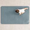 imageComfy Cubs Rectangle Kids Play Mat  Medium 48 x 72 inches Soft Quilted Baby Floor Mat with NonSlip Bottom  Plush Design for Toddlers Playtime and Relaxation  Comfortable and Durable  FernPacific Blue