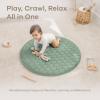 imageComfy Cubs Rectangle Kids Play Mat  Medium 48 x 72 inches Soft Quilted Baby Floor Mat with NonSlip Bottom  Plush Design for Toddlers Playtime and Relaxation  Comfortable and Durable  FernFern