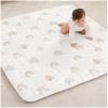 imageComfy Cubs Rectangle Kids Play Mat  Medium 48 x 72 inches Soft Quilted Baby Floor Mat with NonSlip Bottom  Plush Design for Toddlers Playtime and Relaxation  Comfortable and Durable  FernRainbow