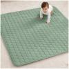 imageComfy Cubs Rectangle Kids Play Mat  Medium 48 x 72 inches Soft Quilted Baby Floor Mat with NonSlip Bottom  Plush Design for Toddlers Playtime and Relaxation  Comfortable and Durable  FernFern