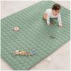 imageComfy Cubs Rectangle Kids Play Mat  Medium 48 x 72 inches Soft Quilted Baby Floor Mat with NonSlip Bottom  Plush Design for Toddlers Playtime and Relaxation  Comfortable and Durable  FernFern