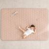 imageComfy Cubs Rectangle Kids Play Mat  Medium 48 x 72 inches Soft Quilted Baby Floor Mat with NonSlip Bottom  Plush Design for Toddlers Playtime and Relaxation  Comfortable and Durable  FernBlush