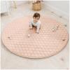 imageComfy Cubs Rectangle Kids Play Mat  Medium 48 x 72 inches Soft Quilted Baby Floor Mat with NonSlip Bottom  Plush Design for Toddlers Playtime and Relaxation  Comfortable and Durable  FernBlush