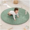imageComfy Cubs Rectangle Kids Play Mat  Medium 48 x 72 inches Soft Quilted Baby Floor Mat with NonSlip Bottom  Plush Design for Toddlers Playtime and Relaxation  Comfortable and Durable  FernFern