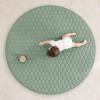 imageComfy Cubs Rectangle Kids Play Mat  Medium 48 x 72 inches Soft Quilted Baby Floor Mat with NonSlip Bottom  Plush Design for Toddlers Playtime and Relaxation  Comfortable and Durable  FernFern