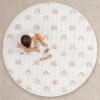 imageComfy Cubs Rectangle Kids Play Mat  Medium 48 x 72 inches Soft Quilted Baby Floor Mat with NonSlip Bottom  Plush Design for Toddlers Playtime and Relaxation  Comfortable and Durable  FernRainbow