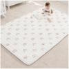 imageComfy Cubs Rectangle Kids Play Mat  Medium 48 x 72 inches Soft Quilted Baby Floor Mat with NonSlip Bottom  Plush Design for Toddlers Playtime and Relaxation  Comfortable and Durable  FernRainbow