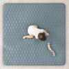imageComfy Cubs Rectangle Kids Play Mat  Medium 48 x 72 inches Soft Quilted Baby Floor Mat with NonSlip Bottom  Plush Design for Toddlers Playtime and Relaxation  Comfortable and Durable  FernPacific Blue