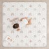 imageComfy Cubs Rectangle Kids Play Mat  Medium 48 x 72 inches Soft Quilted Baby Floor Mat with NonSlip Bottom  Plush Design for Toddlers Playtime and Relaxation  Comfortable and Durable  FernRainbow