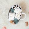 imageComfy Cubs Rope Diaper Caddy Organizer 85quot x 15quot x 8quot  Large Baby Diaper Basket with 3 Spacious Compartments  Stylish Cotton Baby Caddy Organizer for Diapers Wipes ampamp Essentials  BlushSage