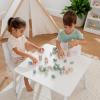 imageComfy Cubs Stacking Rocks 36 Pieces 36 Months Educational Toddler Stacking Blocks Promotes Imagination Balance ampamp Fine Motor Skills  Wooden Rocks Sensory Toys Gift for Kid Neutral PackNeutral Pack