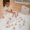 imageComfy Cubs Stacking Rocks 36 Pieces 36 Months Educational Toddler Stacking Blocks Promotes Imagination Balance ampamp Fine Motor Skills  Wooden Rocks Sensory Toys Gift for Kid Neutral PackGirl Pack