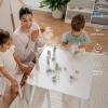 imageComfy Cubs Stacking Rocks 36 Pieces 36 Months Educational Toddler Stacking Blocks Promotes Imagination Balance ampamp Fine Motor Skills  Wooden Rocks Sensory Toys Gift for Kid Neutral PackNeutral Pack