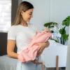 imageComfy Cubs Swaddle Blanket Baby Girl Boy Easy Zipper Wrap 2 Pack Newborn Infant Sleep Sack Small 03 Months BlueBlush  Mauve