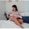 imageComfy Cubs Swaddle Blanket Baby Girl Boy Easy Zipper Wrap 2 Pack Newborn Infant Sleep Sack Small 03 Months BluePink