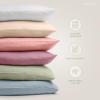 imageComfy Cubs Toddler Pillow with Muslin Pillowcase 13 x 18 in  Travel and Sleep Support for Kids  Lightweight Breathable Microfiber Fill  Soft and Cozy Small Pillow for Toddlers  SageSage