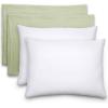 imageComfy Cubs Toddler Pillow with Muslin Pillowcase 13 x 18 in  Travel and Sleep Support for Kids  Lightweight Breathable Microfiber Fill  Soft and Cozy Small Pillow for Toddlers  SageSage