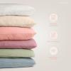 imageComfy Cubs Toddler Pillow with Muslin Pillowcase 13 x 18 in  Travel and Sleep Support for Kids  Lightweight Breathable Microfiber Fill  Soft and Cozy Small Pillow for Toddlers  SageBlush