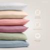 imageComfy Cubs Toddler Pillow with Muslin Pillowcase 13 x 18 in  Travel and Sleep Support for Kids  Lightweight Breathable Microfiber Fill  Soft and Cozy Small Pillow for Toddlers  SageCream