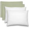 imageComfy Cubs Toddler Pillow with Muslin Pillowcase 13 x 18 in  Travel and Sleep Support for Kids  Lightweight Breathable Microfiber Fill  Soft and Cozy Small Pillow for Toddlers  SageSage