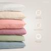 imageComfy Cubs Toddler Pillow with Muslin Pillowcase 13 x 18 in  Travel and Sleep Support for Kids  Lightweight Breathable Microfiber Fill  Soft and Cozy Small Pillow for Toddlers  SageCream