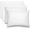 imageComfy Cubs Toddler Pillow with Muslin Pillowcase 13 x 18 in  Travel and Sleep Support for Kids  Lightweight Breathable Microfiber Fill  Soft and Cozy Small Pillow for Toddlers  SageWhite