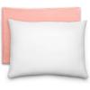 imageComfy Cubs Toddler Pillow with Muslin Pillowcase 13 x 18 in  Travel and Sleep Support for Kids  Lightweight Breathable Microfiber Fill  Soft and Cozy Small Pillow for Toddlers  SageBlush