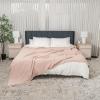 imageComfy Cubs Waffle Blanket Twin 90quot x 66quot  100 Cotton Lightweight Breathable Bed Blanket  Soft Textured Thermal Weave for All Seasons  Decorative Cozy Layer for Couch Sofa or Bed  BlushBlush