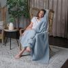 imageComfy Cubs Waffle Blanket Twin 90quot x 66quot  100 Cotton Lightweight Breathable Bed Blanket  Soft Textured Thermal Weave for All Seasons  Decorative Cozy Layer for Couch Sofa or Bed  BlushPacific Blue