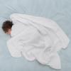 imageComfy Cubs Waffle Blanket Twin 90quot x 66quot  100 Cotton Lightweight Breathable Bed Blanket  Soft Textured Thermal Weave for All Seasons  Decorative Cozy Layer for Couch Sofa or Bed  BlushWhite