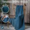 imageComfy Cubs Waffle Blanket Twin 90quot x 66quot  100 Cotton Lightweight Breathable Bed Blanket  Soft Textured Thermal Weave for All Seasons  Decorative Cozy Layer for Couch Sofa or Bed  BlushNeptune