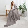 imageComfy Cubs Waffle Blanket Twin 90quot x 66quot  100 Cotton Lightweight Breathable Bed Blanket  Soft Textured Thermal Weave for All Seasons  Decorative Cozy Layer for Couch Sofa or Bed  BlushCharcoal
