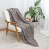 imageComfy Cubs Waffle Blanket Twin 90quot x 66quot  100 Cotton Lightweight Breathable Bed Blanket  Soft Textured Thermal Weave for All Seasons  Decorative Cozy Layer for Couch Sofa or Bed  BlushCharcoal