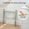 imageComfy Cubs Wooden Baby Play Gym  Natural Finish Pinewood Baby Activity Gym with 5 Sensory Hanging Toys  Easy NoTool Assembly Safe and Durable for Infant Motor and Visual Development  Natural WoodSage