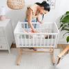 imageComfy Cubs Wooden Bedside Bassinet Sleeper  Safe and Stylish Baby Crib  Ideal Baby Sleeper Bed Crib for Newborns and Infants  Perfect Nursery Essentials for Babies