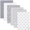 imageComfy Cubs Baby Burp Cloths Set Pack of 6  Large 6Layer Ultra Absorbent 100 Cotton for Infant SpitUp Drool and Messes  Soft Gentle Thoughtful New Born Baby Gifts Multi BoyGrey Pattern