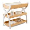 Natural Wood With White Legs