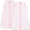 imageComfy Cubs Baby Sleep Sack 06 Months Small  Soft 100 Cotton Wearable Blanket for Babies ampamp Toddlers  Breathable Sleeveless Sleep Bag for Baby with Covered Zipper  BluePink