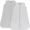 imageComfy Cubs Baby Sleep Sack 06 Months Small  Soft 100 Cotton Wearable Blanket for Babies ampamp Toddlers  Breathable Sleeveless Sleep Bag for Baby with Covered Zipper  BlueGrey