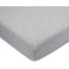imageComfy Cubs Fitted Crib Sheet  100 Cotton Baby Crib Mattress Sheet for Boys and Girls  Fully Elasticized Hem for Snug Fit Over Standard Crib and Toddler Mattresses Pack of 2Grey
