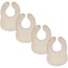 imageComfy Cubs Muslin Baby Bibs Drool Bibs Adjustable with Easy Snaps Teething ampamp Drooling Absorbent Bibs for Boys ampamp GirlsSand  Pack of 4