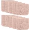 imageComfy Cubs Muslin Baby Washcloths 10 Pack  Soft 6Layer Cotton Wash Cloths for Sensitive Skin  10quotx10quot Large Gentle Absorbent Infant Essentials for Newborn and Toddlers  WhiteBlush